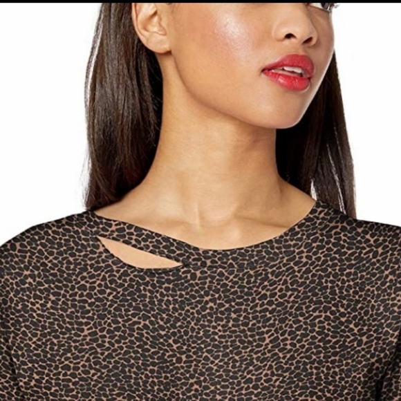n:Philanthropy Cheetah Short Sleeve Top - Picture 2 of 3